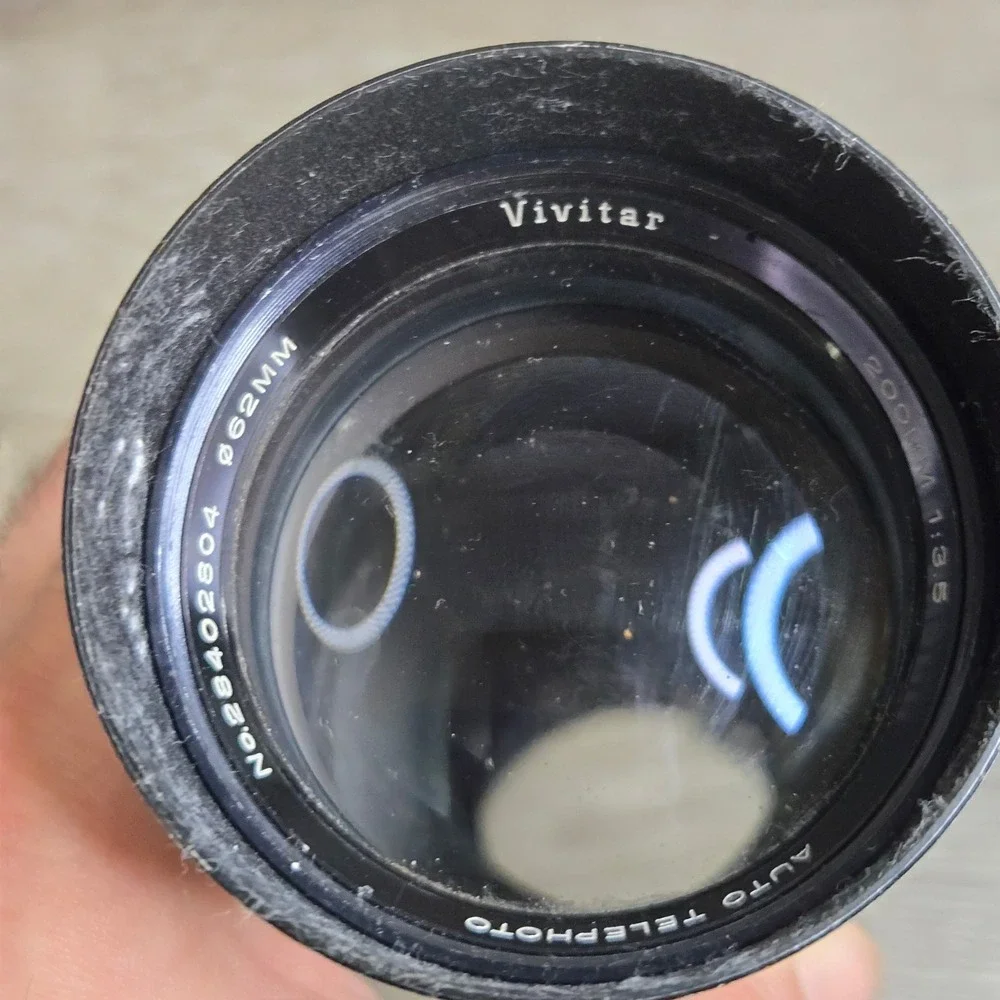 Vivitar 200mm f/3.5 Auto Telephoto Lens Ø62mm MF